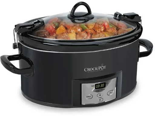 7-Quart Crockpot Countdown Cook & Carry Slow Cooker Deal