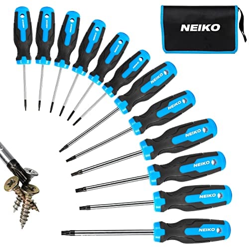 NEIKO 01377A Magnetic Torx Screwdriver Set 12-Piece T5-T40 Deal