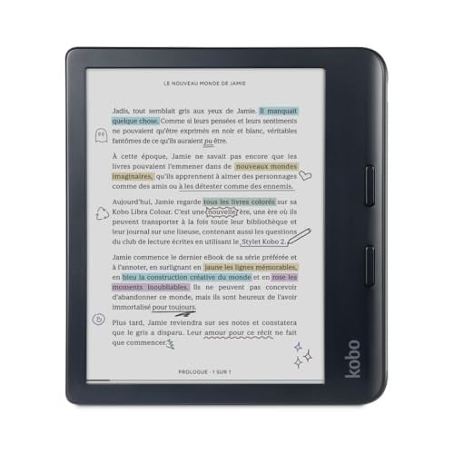 Kobo Libra Colour 7" 32GB Glare-Free IPX8 Color Display eReader