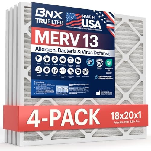 BNX TruFilter 18x20x1 4-Pack Furnace Air Filter Deal