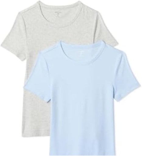 Amazon Essentials Women 2-Pack Crewneck T-Shirt