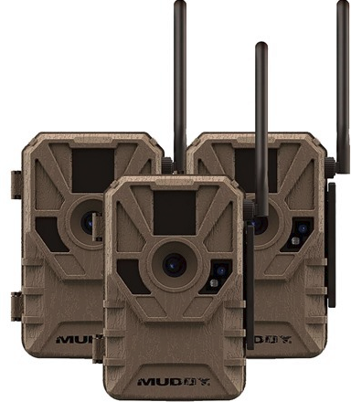 Muddy Manifest 2.0 Cellular Trail Camera 16 MP 3-Pack