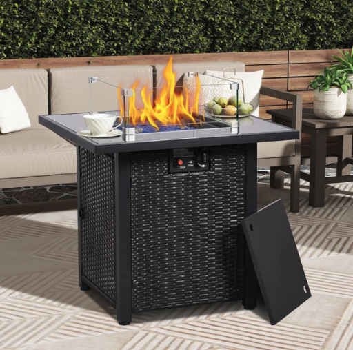 28" 50,000 BTU Propane Fire Pit Table
