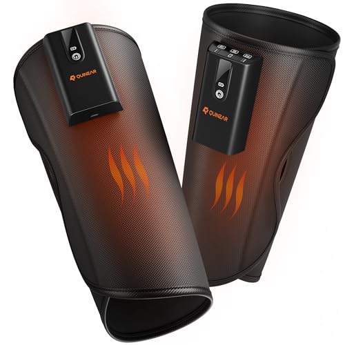 QUINEAR Cordless Calf Massager with Heat and Compression