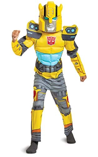 Disguise Kid's Transformers Bumblebee Muscle Costume (Large)