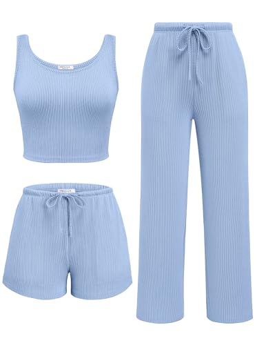 Ekouaer Women's 3-Piece Lounge Set Deal
