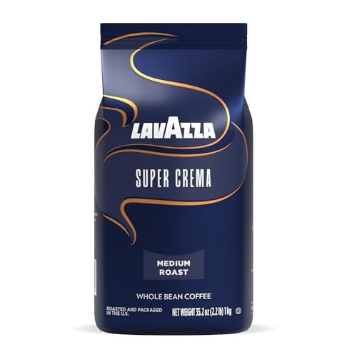 Lavazza Medium Roast Whole Bean Coffee (Super Crema) 2.2-Pound Deal