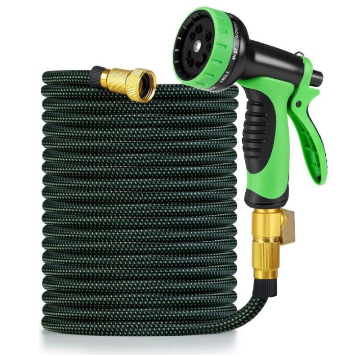 25ft Expanding Water Hose with 10 Adjustable Spray Functions Deal