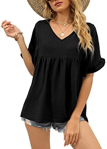WIHOLL Babydoll Summer T-Shirts  Deal