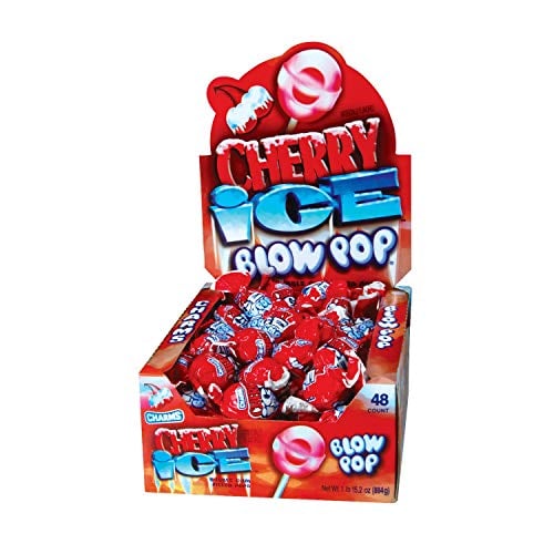 Charms Blow Pops Cherry Ice Flavor 48-Count
