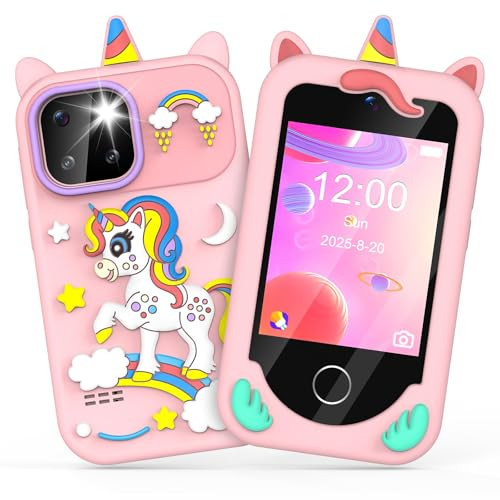 BESTOONE Kids Smartphone Toy w/ Silicone Case (Pink)