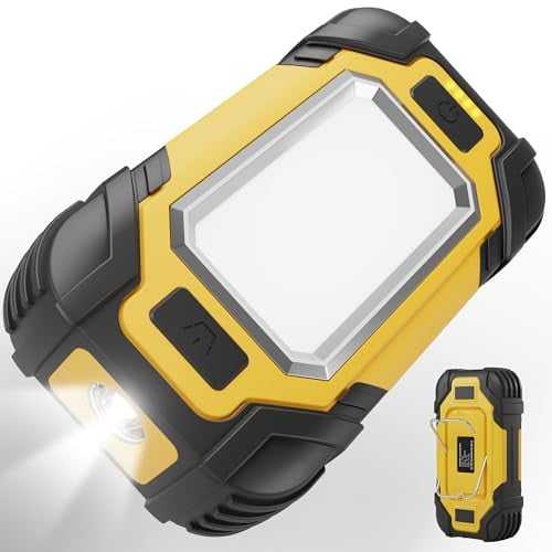 Magnetic Work Light Rechargeable 8000mAh Dual Light Source COB LED Deal