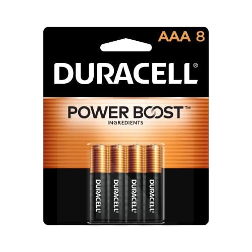 DURACELL Coppertop AAA Batteries with Power Boost Ingredients 8-Count Deal