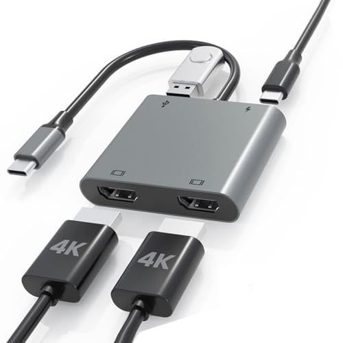 USB C to Dual HDTV Adapter