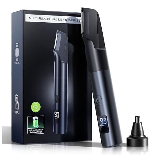 NUBACK Men's Hair Trimmer w/ LED Display & Adjustable Guide Comb Deal
