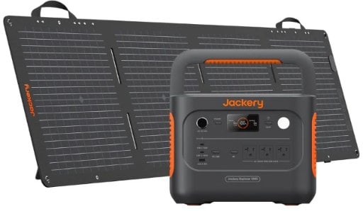 Jackery Explorer 1000 v2 1070Wh 1500W LiFePO4 Power Station + 100W mini Solar Panel Deal