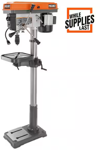 Ridgid 15 in. 12-Speed Drill Press with LED