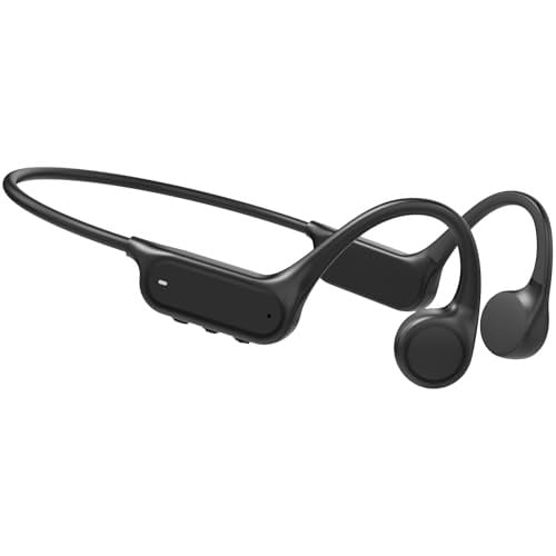 Haowolf Bone Conduction Headphones, 2026 Bluetooth 5.4 Open Ear Headphones with Mic
