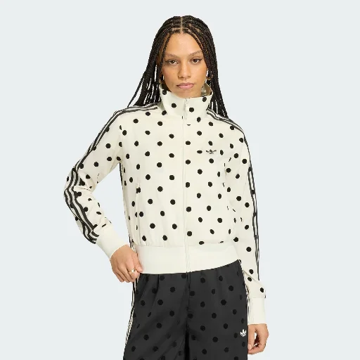 Adidas Women's SATIN POLKA DOTS TT Track Top Deal