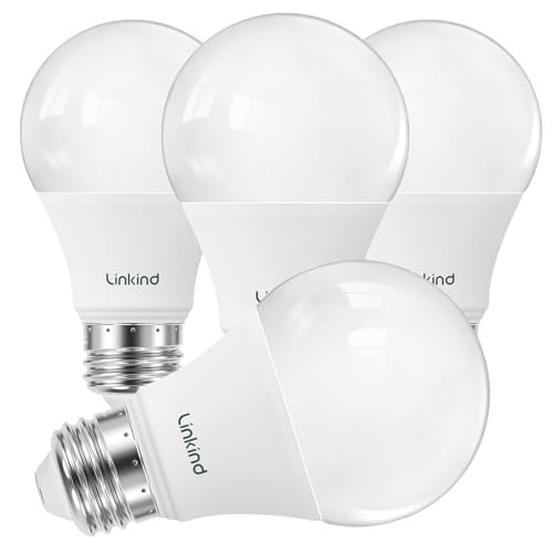 Linkind 60W Equivalent A19 LED Light Bulbs 4-Pack Deal
