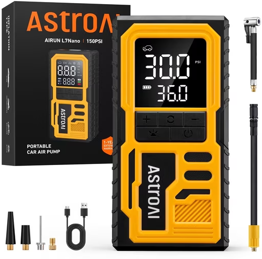 AstroAI Cordless Portable Air Compressor 150PSI Deal