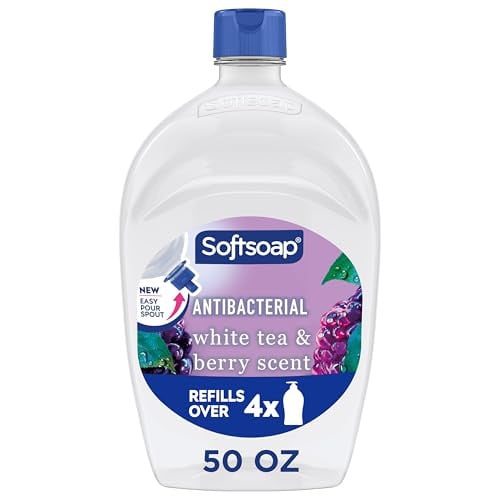 50-Oz Softsoap Antibacterial Liquid Hand Soap Refill (White Tea and Berry) Deal