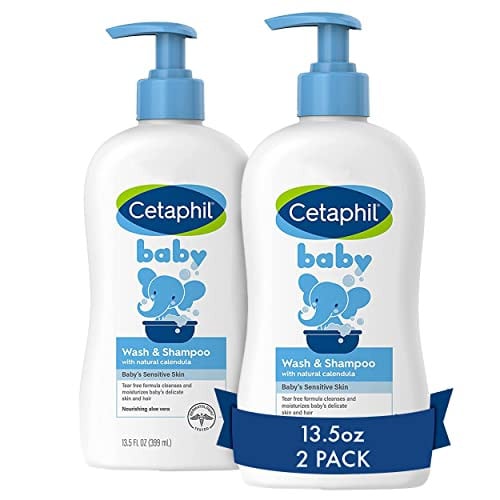 Cetaphil Baby Wash & Shampoo 13.5oz 2-Pack Deal