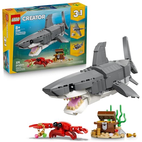 LEGO Creator Fierce Shark w/ a Treasure Chest 379-Piece Building Toy Deal