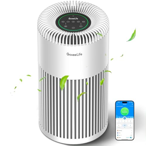 GoveeLife Smart Air Purifier w/ H13 True HEPA Filter + Washable Filter
