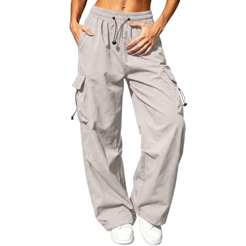 Sweatpants for Women Straight Leg Baggy High Waist Cargo Deal