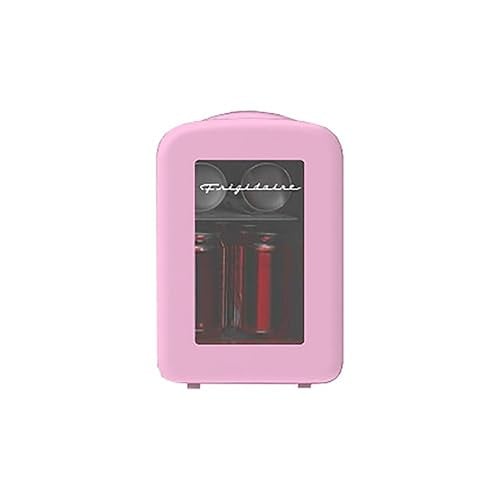 Frigidaire Retro 6-Can Mini Personal Fridge, Pink Deal