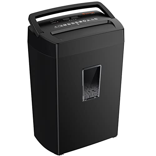 Bonsaii 12-Sheet Cross Cut Paper Shredder 5.5 Gal