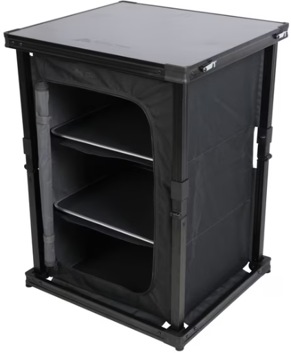 Ozark Trail Kitchen Organizer Hardtop Table, Gray, 23.6"Wx20"Dx31.5"H