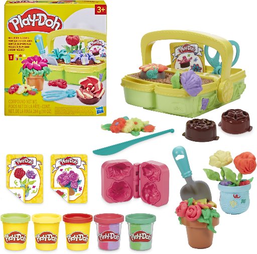 Play-Doh Blooming Flower Garden Toy Playset