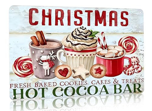 Joyline Vintage Christmas Cookies Metal Sign