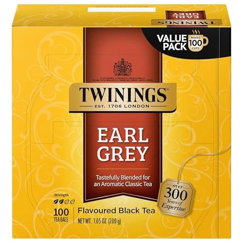 Twinings Earl Grey Black Tea Bags 100-Count