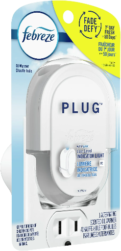 Febreze Plug In Air Freshener, Odor-Fighting Scented Oil Warmer Device, 1 Count