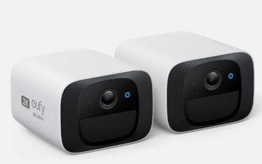 Certified Refurbished: Eufy SoloCam C210 2K Wireless Outdoor Security Camera 2-Pack