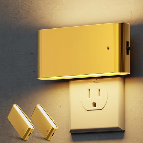 Lohas LED Dimmable Plug-In Night Lights w/ Light Sensor 2-Pack