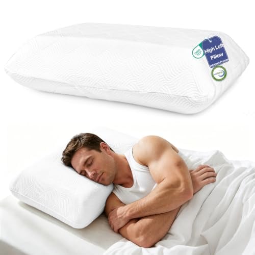Low Profile Memory Foam Pillow for Side Sleepers Deal