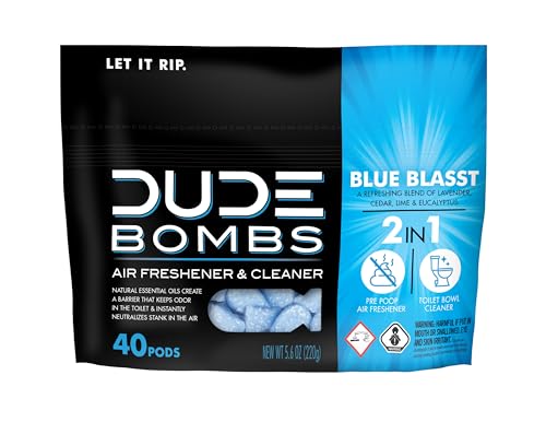 DUDE Bombs Toilet Bowl Stank Eliminator 40 Count