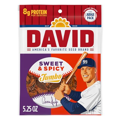 DAVID Judge Pack Jumbo Sunflower Seeds Sweet & Spicy 5.25-Oz Deal