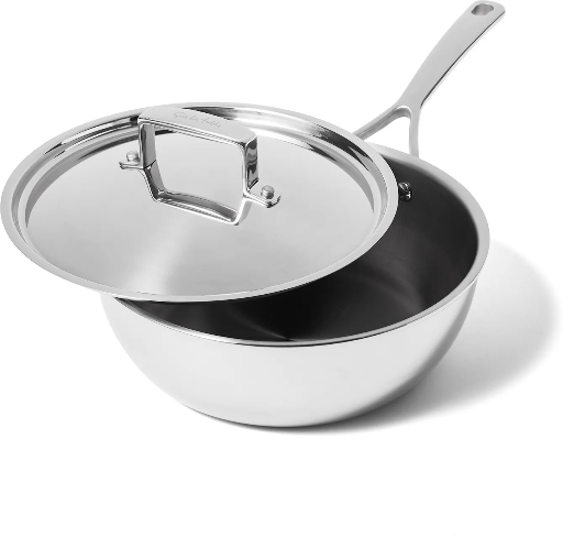 Sur La Table Classic 5-Ply Stainless Steel Chef's Pan 3.5-Qt Deal