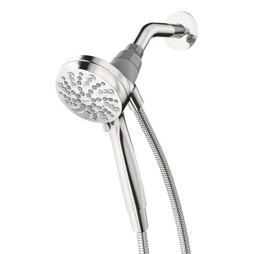 Moen Engage Magnetix Shower Head with Handheld Sprayer, 6 Handheld Shower Head Spray Functions, Chrome Finish