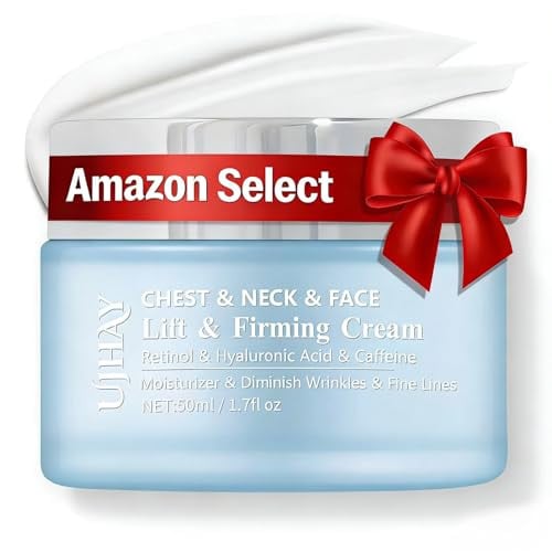 UJhay Retinol Neck Cream with Hyaluronic Acid and Caffeine Deal