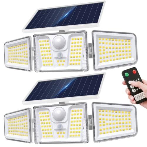 Kooper 210 LED Solar Motion Flood Lights 2-Pack