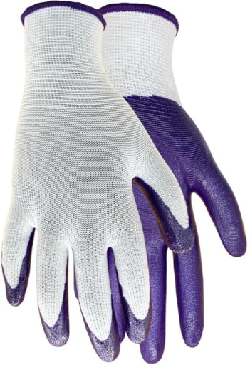 10-Pack Nitrile Palm Gardening Gloves Deal