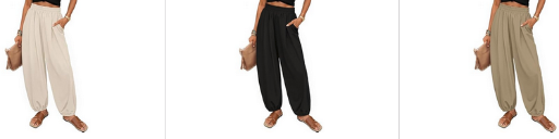 Zescia Women’s High Waisted Wide Leg Palazzo Pants