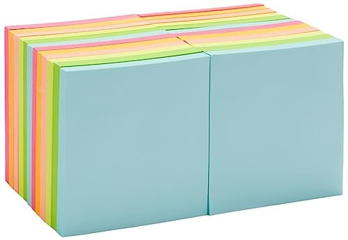 Amazon Basics Sticky Notes Assorted Colors 24-Pack Deal