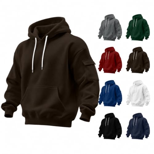 Kangaroo Pocket Ribbed Sweatshirts Deal